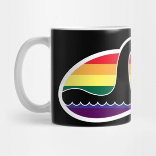 Rainbow Nessie Cryptid Pride Mug